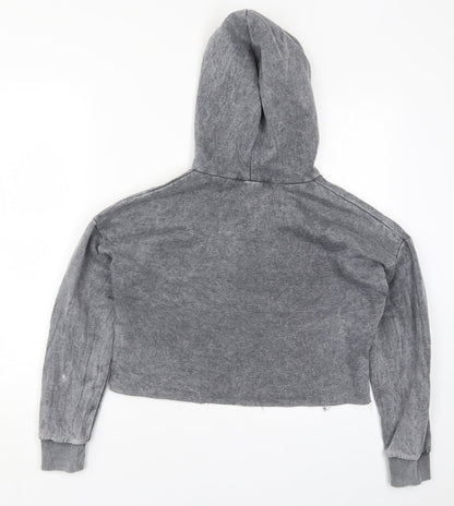 New Look Girls Grey   Pullover Hoodie Size 12-13 Years  - Kind is Cool