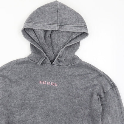New Look Girls Grey   Pullover Hoodie Size 12-13 Years  - Kind is Cool