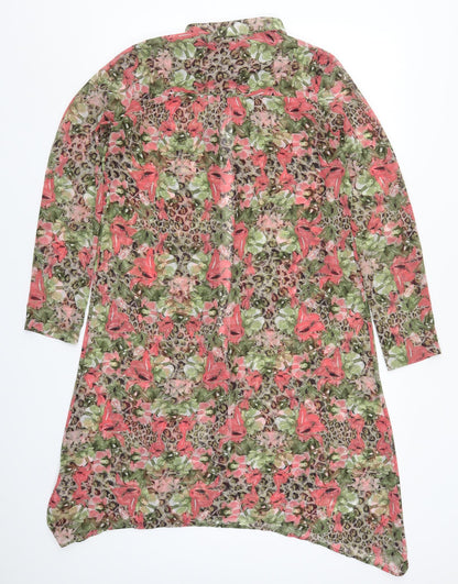 VERO MODA Womens Multicoloured Floral  Shirt Dress  Size M