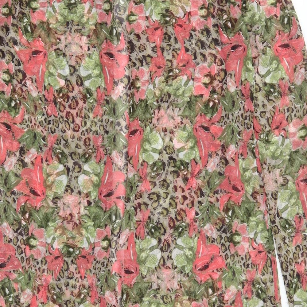 VERO MODA Womens Multicoloured Floral  Shirt Dress  Size M