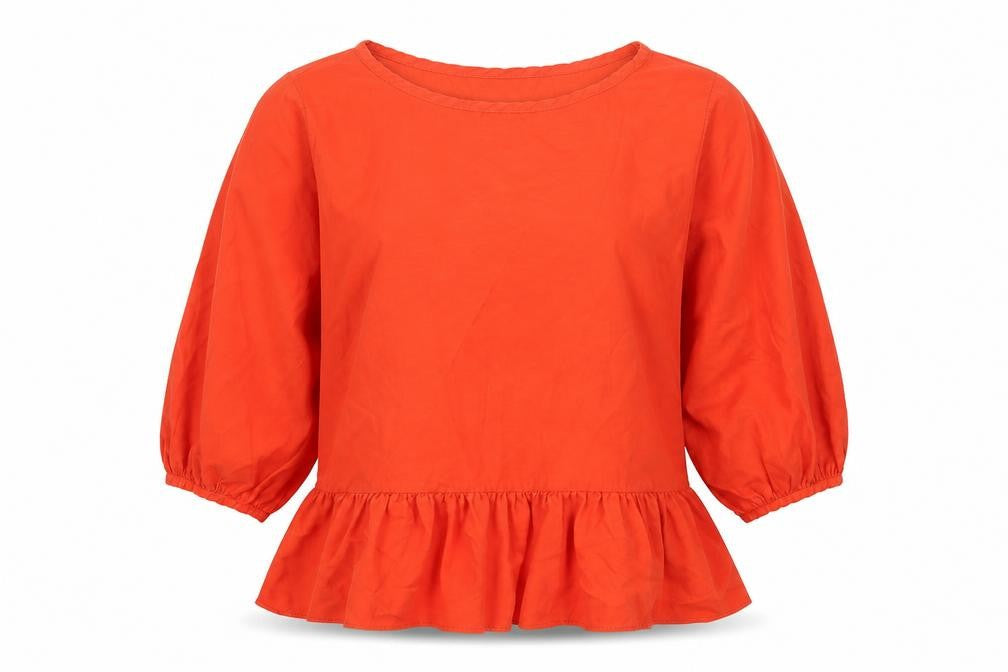 Womens UK Size 8 Atmosphere Red Basic T-Shirt