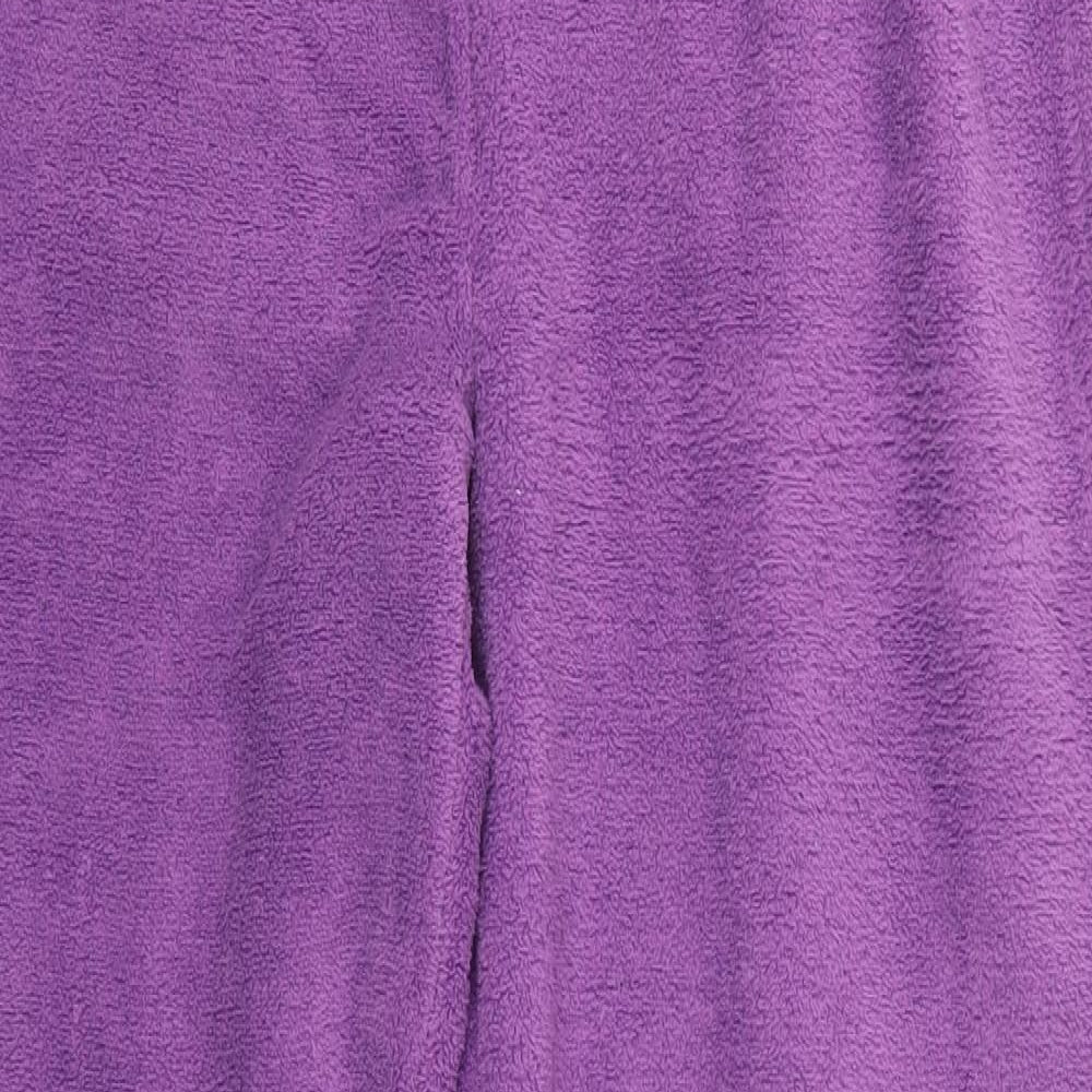 Womens UK Size M Preworn Regular Fit  Purple Trousers