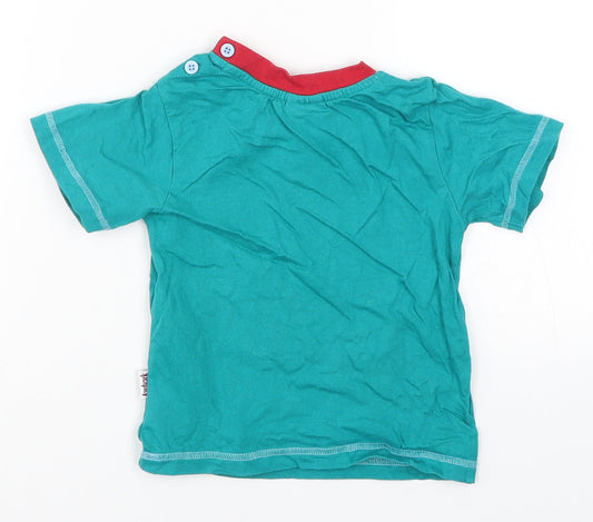 Aardvark Boys Blue   Basic T-Shirt Size 18-24 Months  - Say Cheese