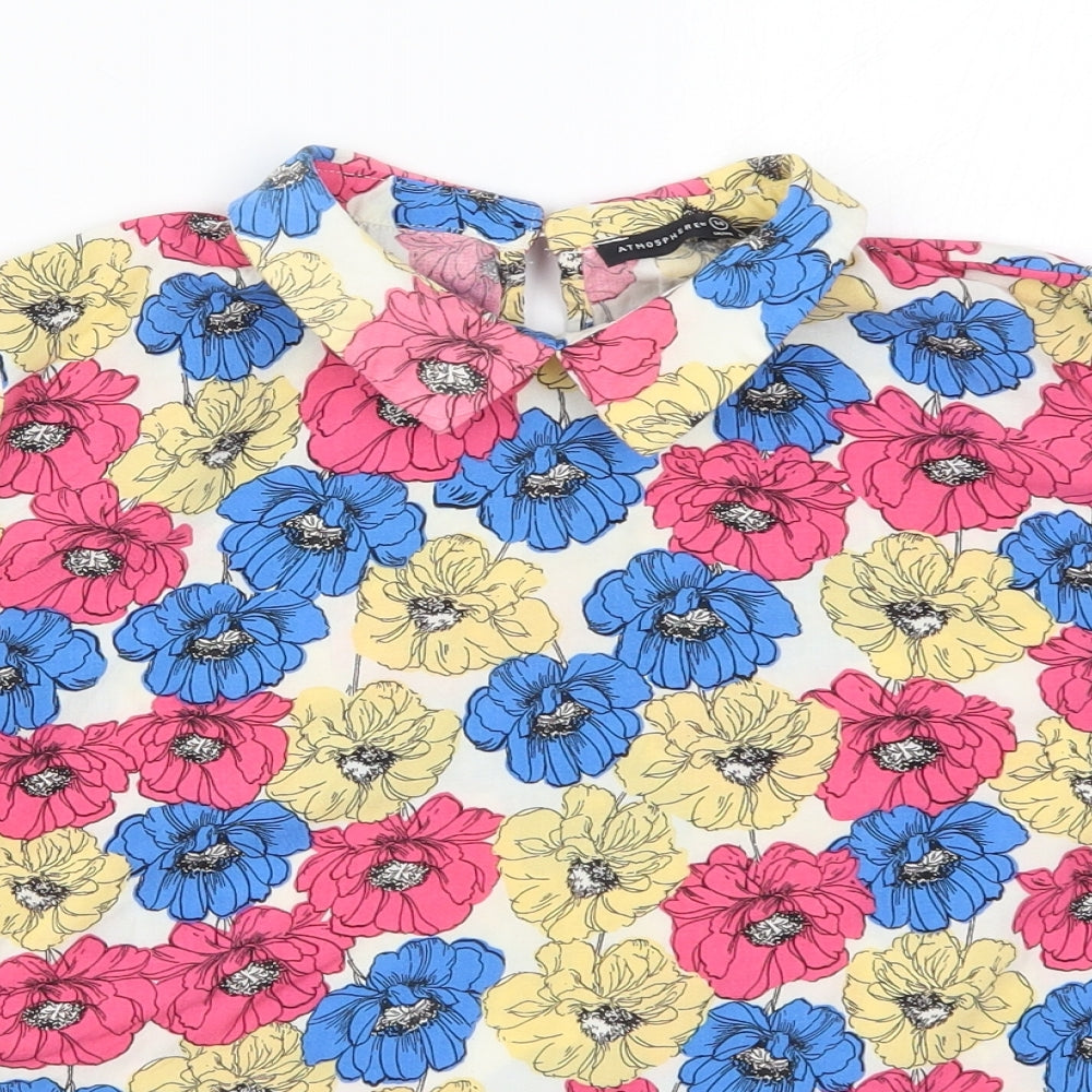 Womens UK Size 14 Atmosphere Multicoloured Basic T-Shirt