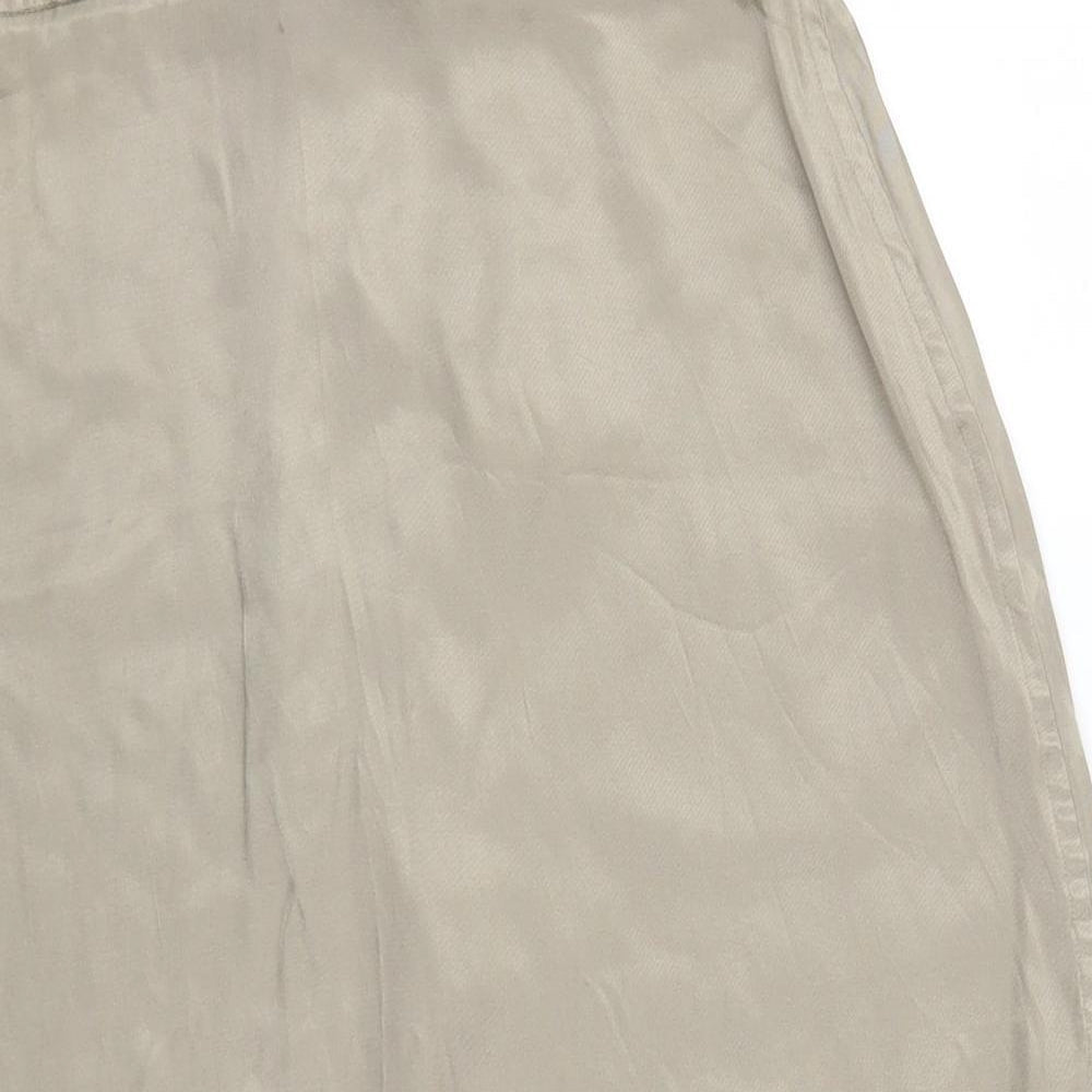Marks and Spencer Womens Beige   Straight & Pencil Skirt Size 12