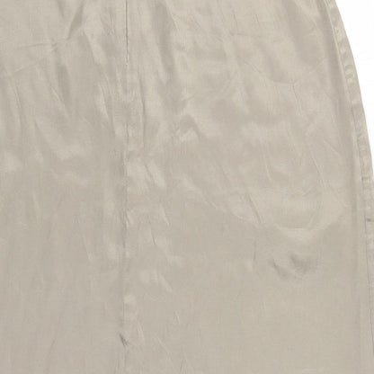 Marks and Spencer Womens Beige   Straight & Pencil Skirt Size 12