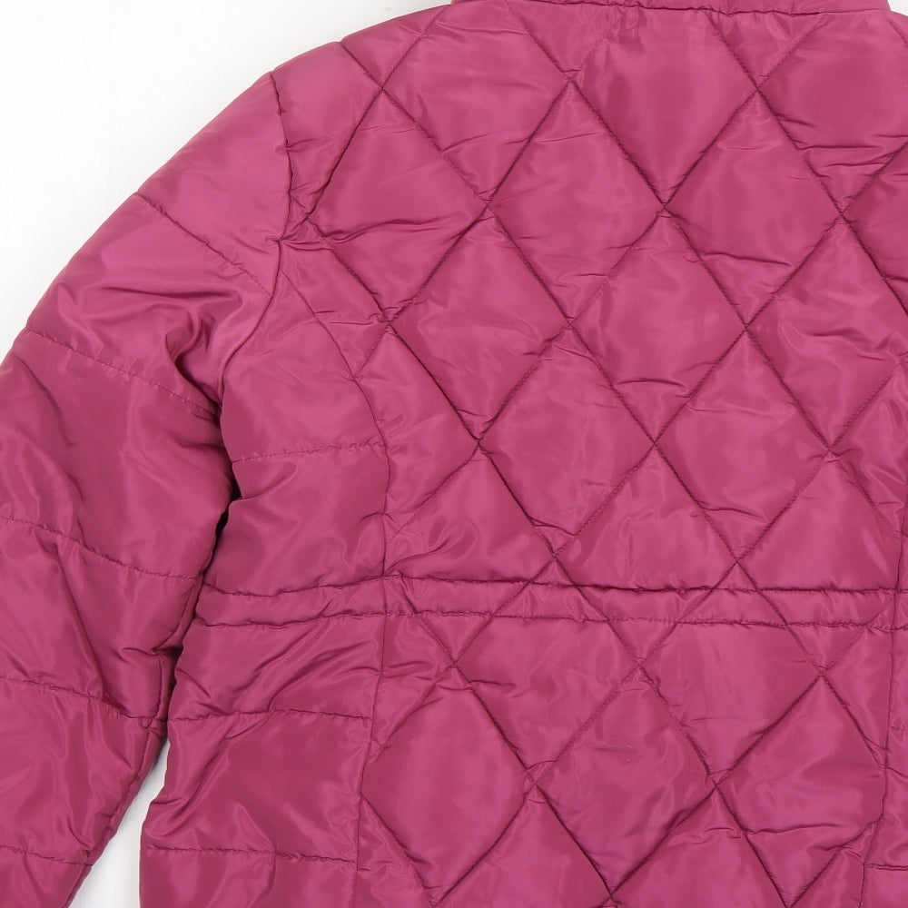 Womens UK Size 10 Marks and Spencer Pink Rain Coat