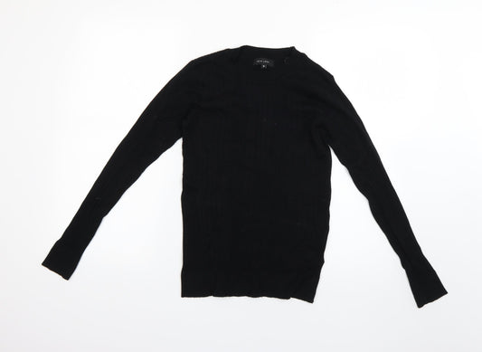 Womens UK Size 12 New Look Black Pullover Jumper