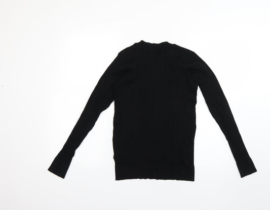 Womens UK Size 12 New Look Black Pullover Jumper