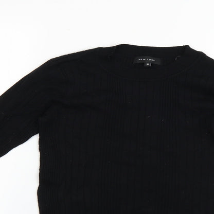 Womens UK Size 12 New Look Black Pullover Jumper
