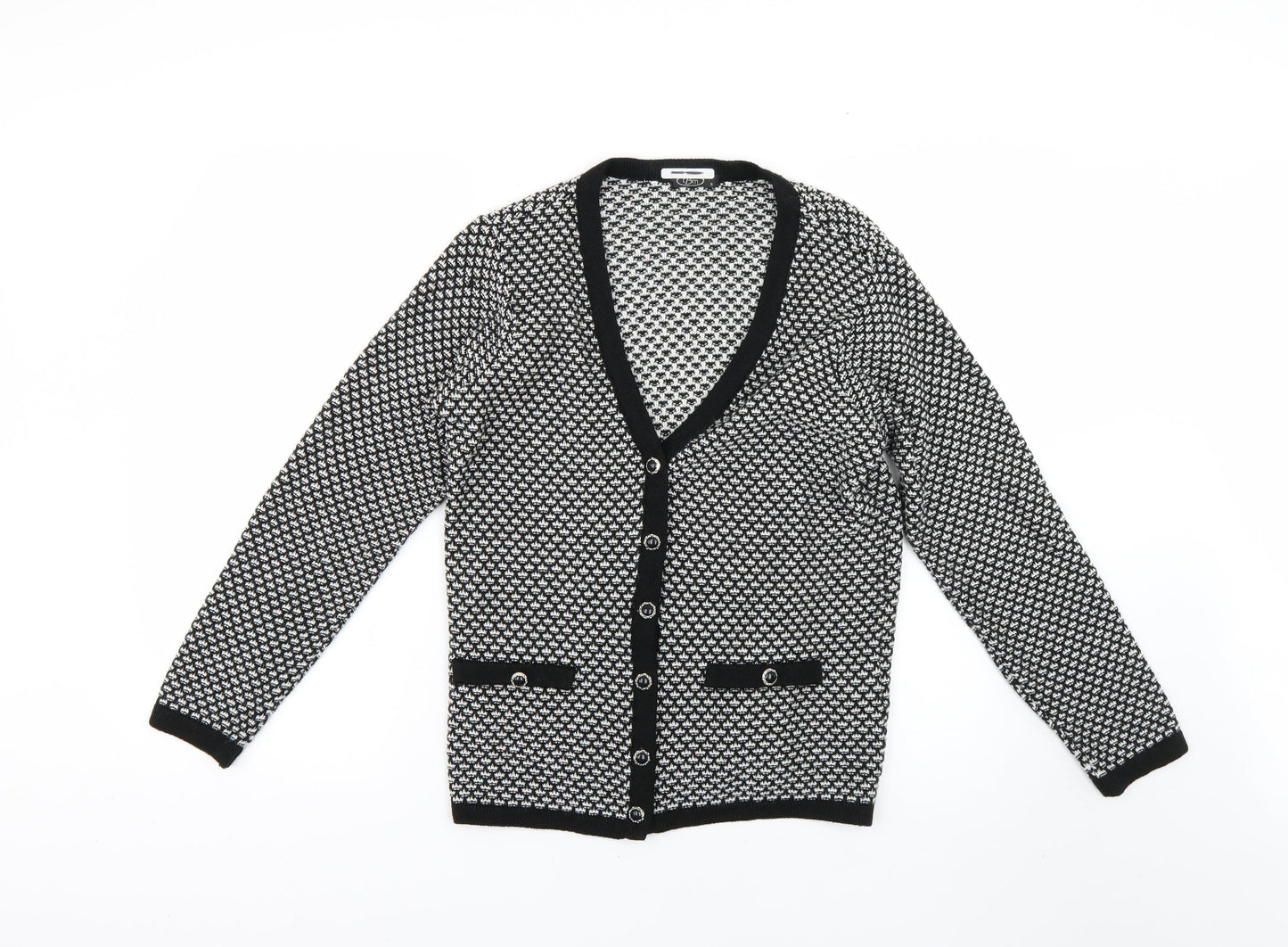 Womens UK Size S BM Multicoloured Cardigan Jumper