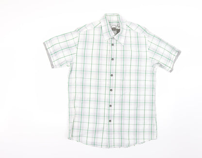 Springfield Mens Multicoloured Check   Button-Up Size L