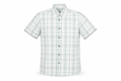 Mens UK Size L Springfield Multicoloured  Button-Up Short Sleeve Casual Shirt