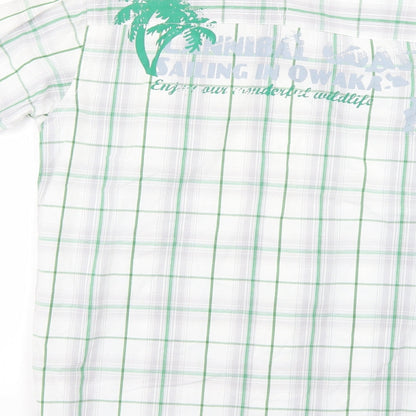 Springfield Mens Multicoloured Check   Button-Up Size L