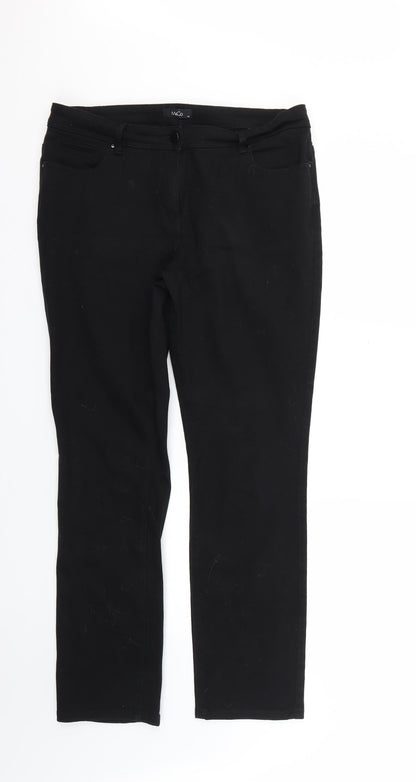 M&Co Womens Black   Skinny Jeans Size 14 L28 in