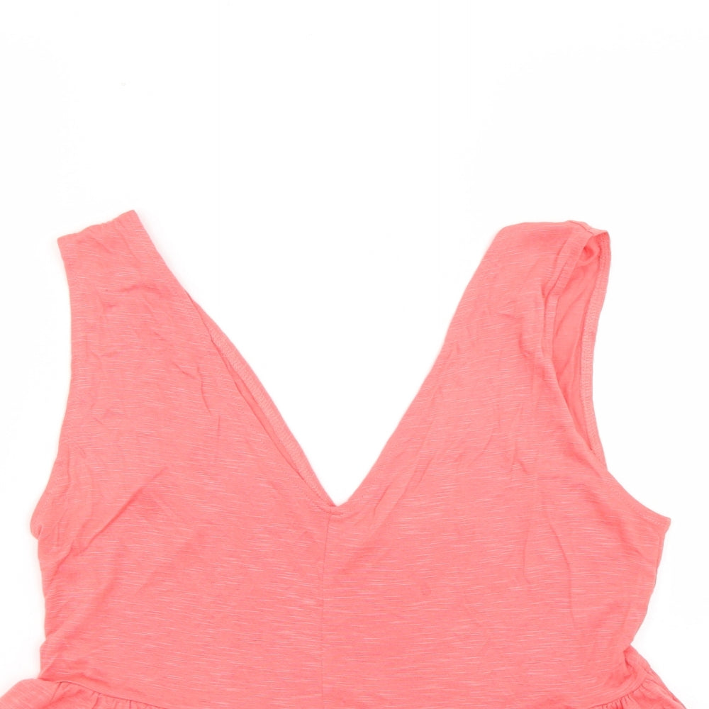 Primark Womens Orange   Basic T-Shirt Size 10