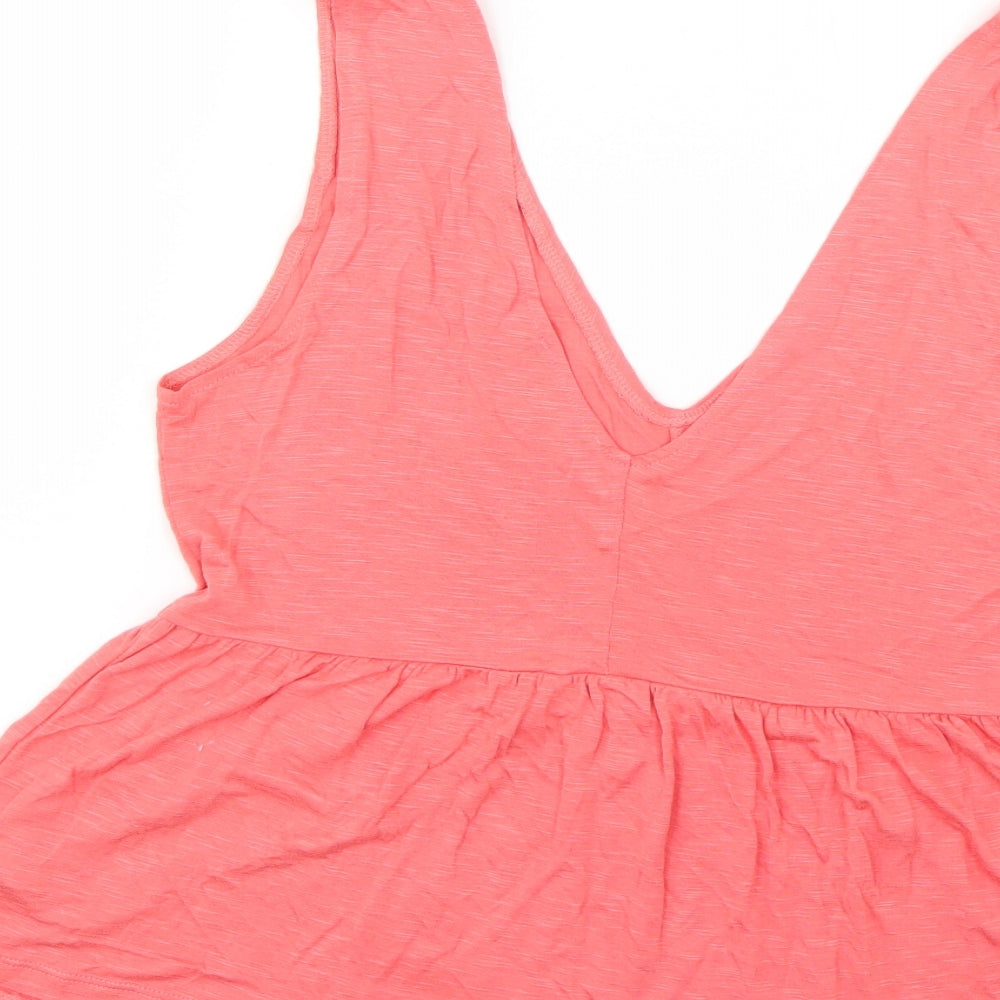 Primark Womens Orange   Basic T-Shirt Size 10