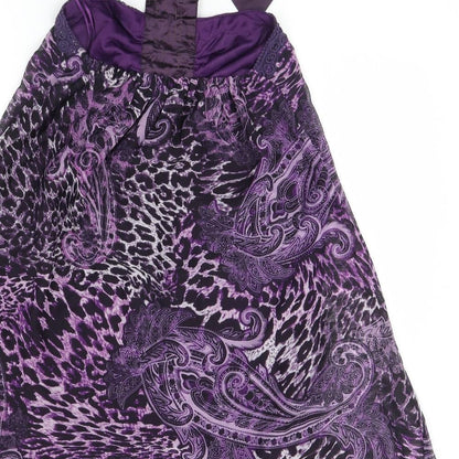 Just addict Womens Purple Fair Isle  Kaftan  Size M
