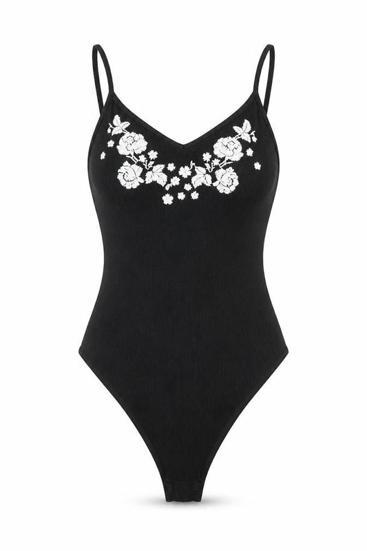 Womens UK Size 6 Topshop One-Piece Black Bodysuit
