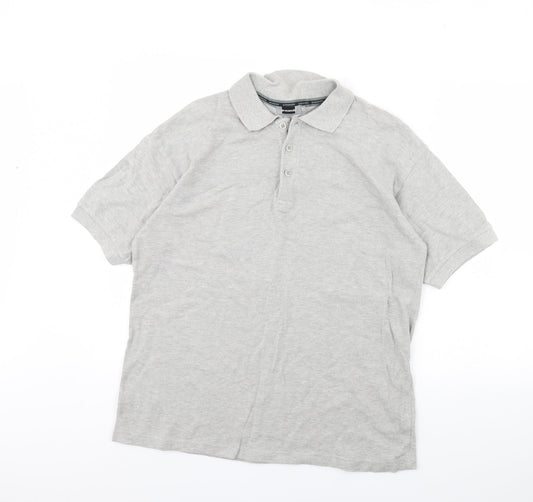 Armando Mens Grey    Polo Size XL