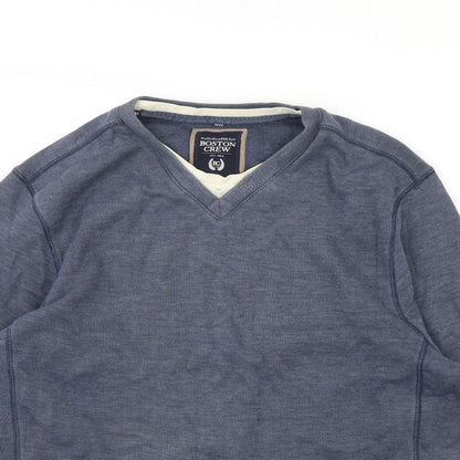 George  Mens Blue   Pullover Jumper Size XL