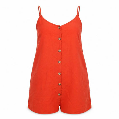 Front view of Matalan women’s orange mini, size UK 8