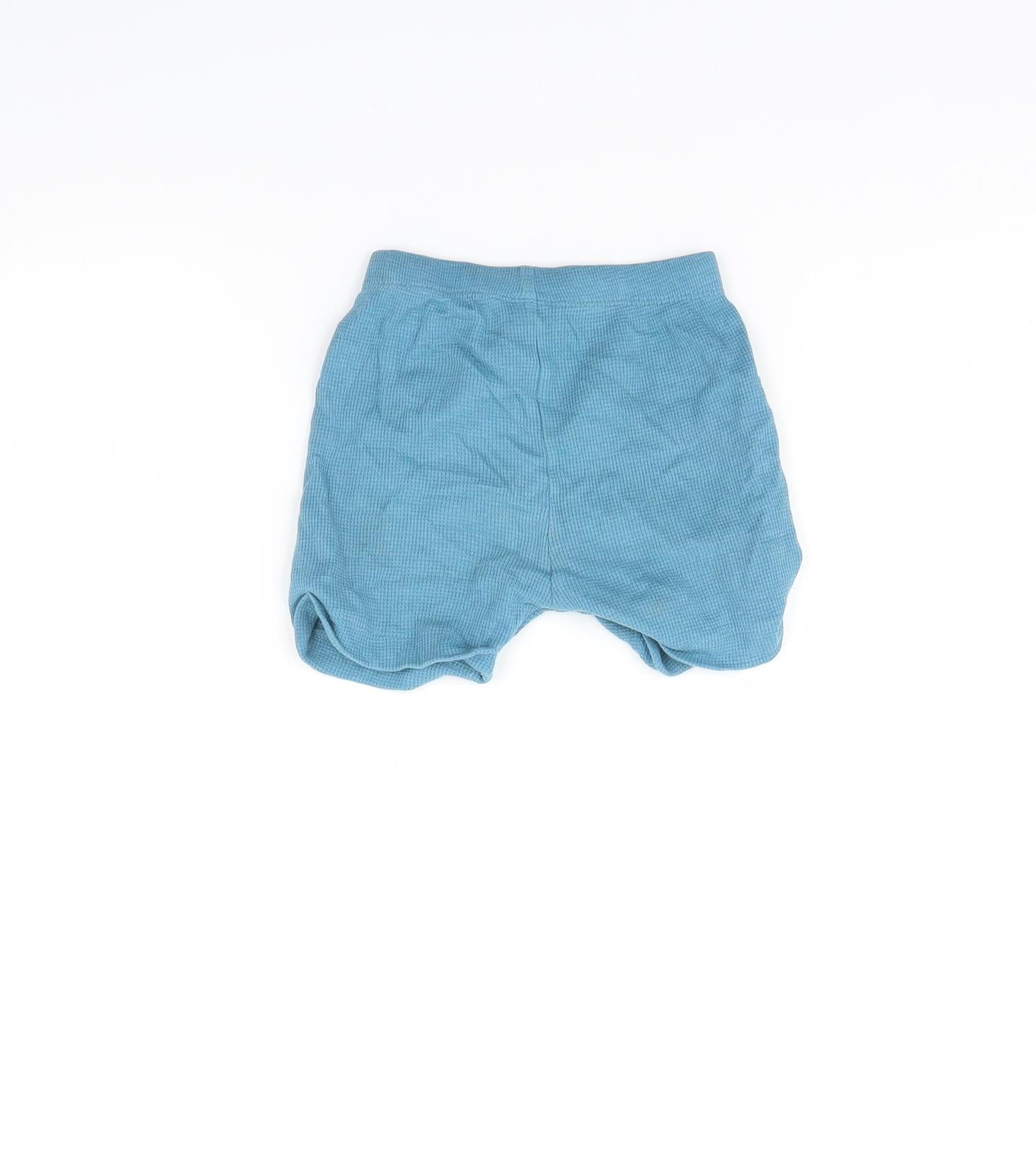 TU Girls Blue   Cropped Trousers Size 9 Months