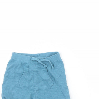 TU Girls Blue   Cropped Trousers Size 9 Months
