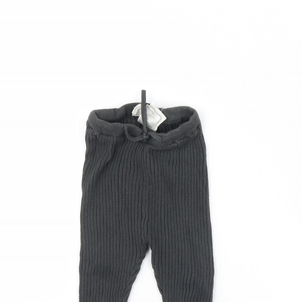 H&M Girls Grey   Jogger Trousers Size 2 Years