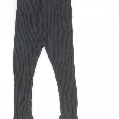 H&M Girls Grey   Jogger Trousers Size 2 Years