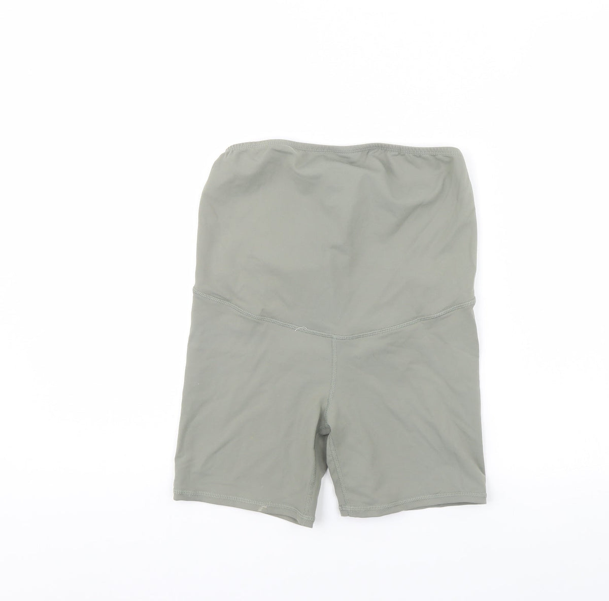 Additional front view of Body women’s green compression shorts, size S