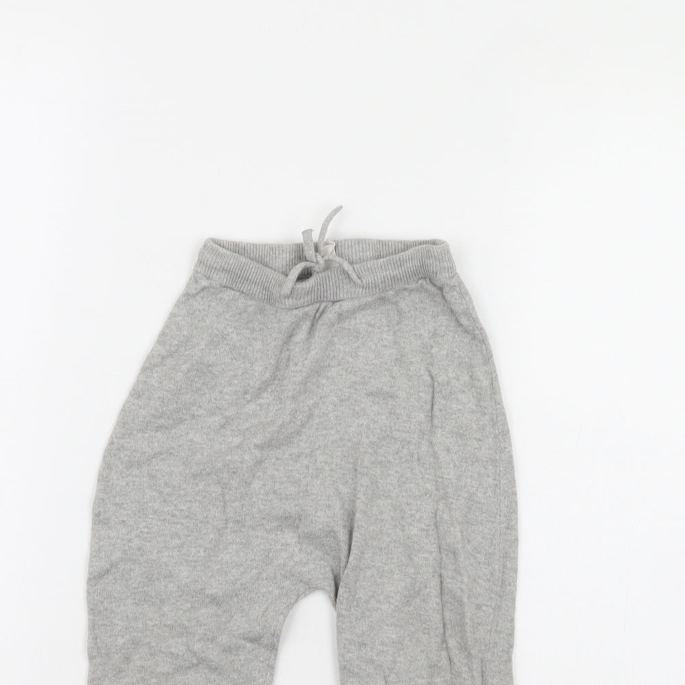 H&M Girls Grey   Jogger Trousers Size 2 Years
