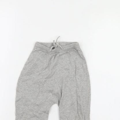 H&M Girls Grey   Jogger Trousers Size 2 Years