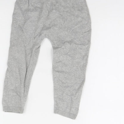 H&M Girls Grey   Jogger Trousers Size 2 Years
