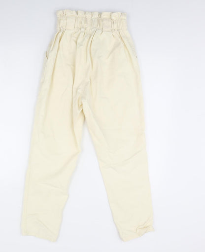 River Island Womens Yellow  Denim Straight Jeans Size 10 L28 in