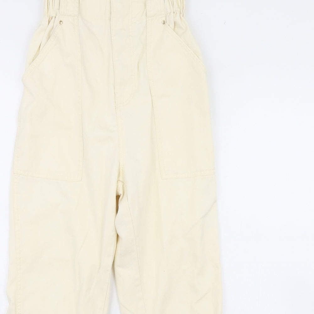 River Island Womens Yellow  Denim Straight Jeans Size 10 L28 in