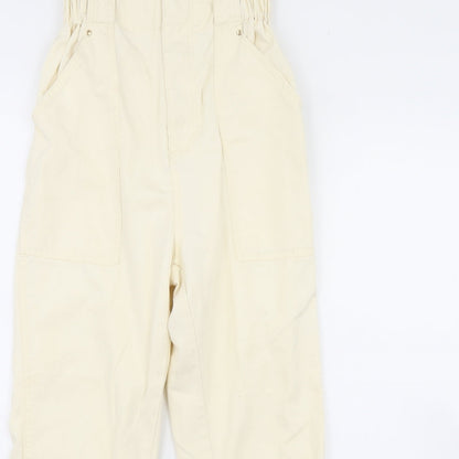 River Island Womens Yellow  Denim Straight Jeans Size 10 L28 in