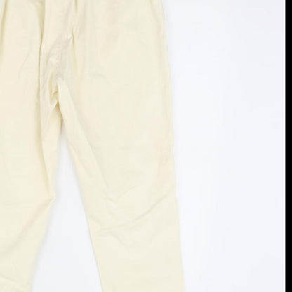 River Island Womens Yellow  Denim Straight Jeans Size 10 L28 in