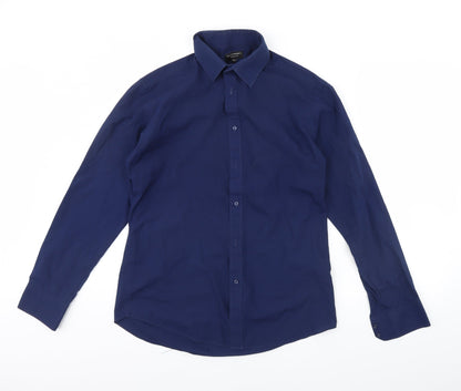 Taylor & Wright Mens Blue    Dress Shirt Size 15