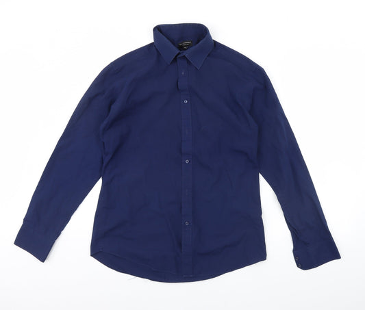 Taylor & Wright Mens Blue    Dress Shirt Size 15