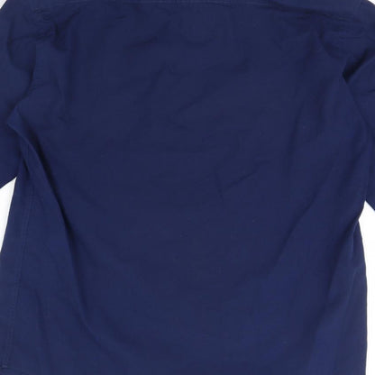 Taylor & Wright Mens Blue    Dress Shirt Size 15