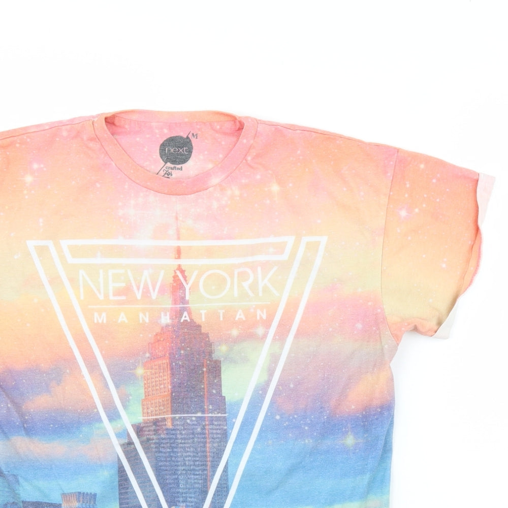 NEXT Mens Multicoloured    Polo Size M  - New york