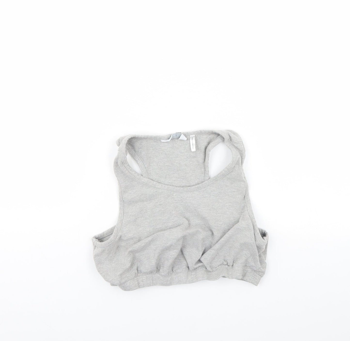 Womens UK Size 16 Label be Grey Cropped Tank