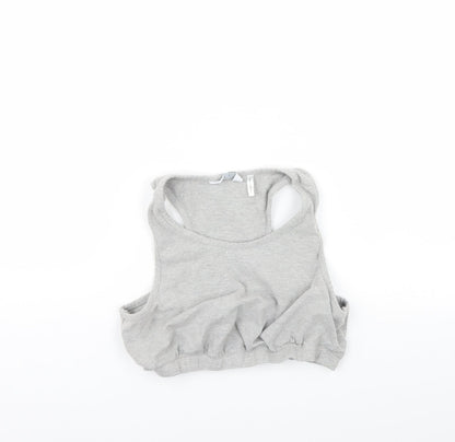 Womens UK Size 16 Label be Grey Cropped Tank