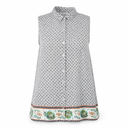 Womens UK Size 8 George White Basic Button-Up