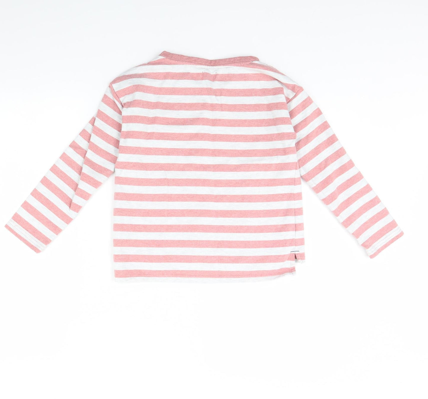 lily & dan Girls Pink Striped  Pullover Jumper Size 10 Years