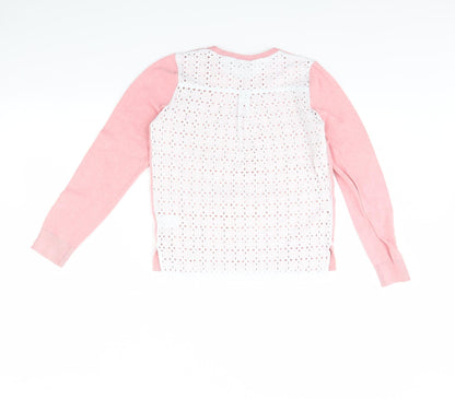 I Love Girls Wear Girls Pink   Pullover Jumper Size 11 Years