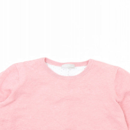 I Love Girls Wear Girls Pink   Pullover Jumper Size 11 Years