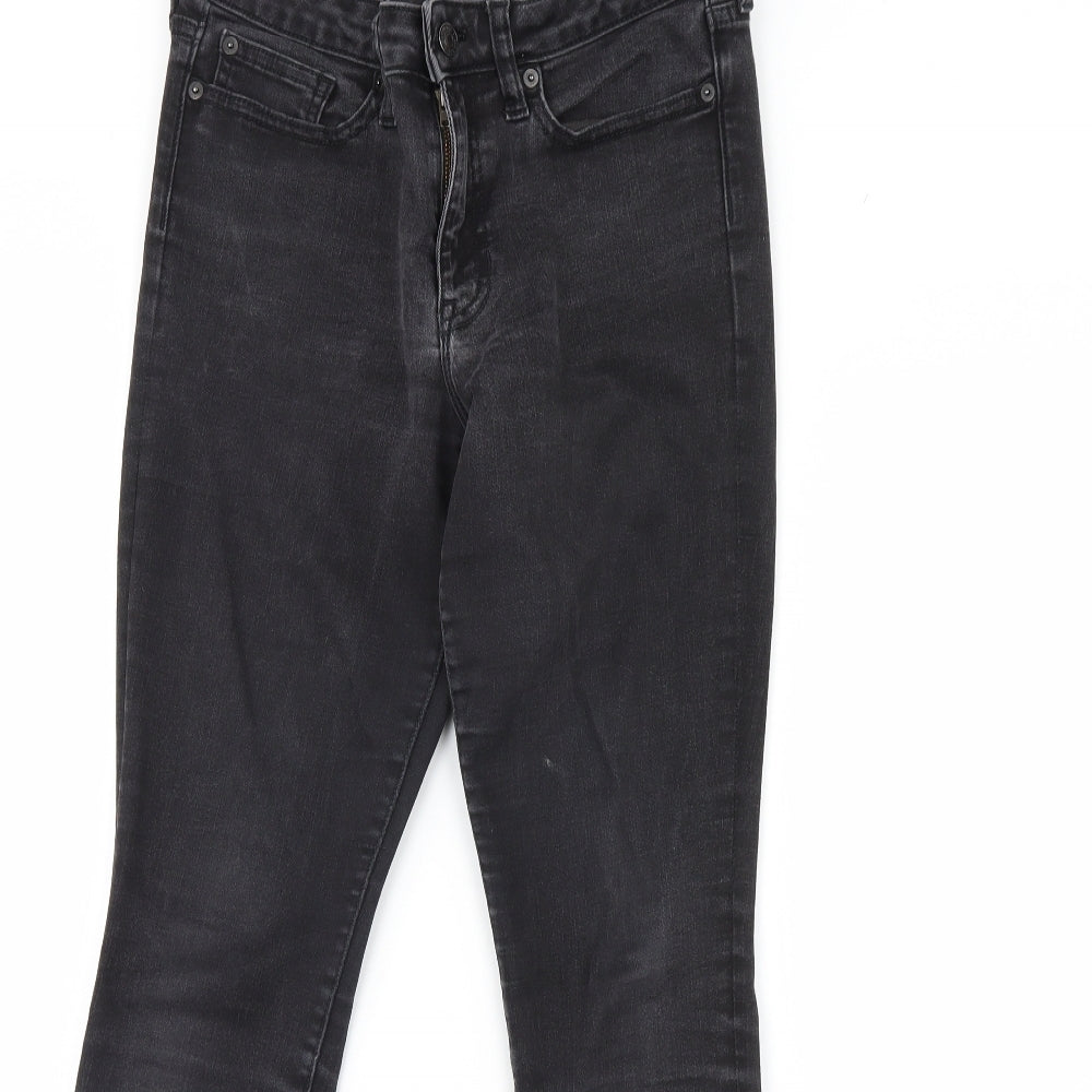 Gap Womens Black  Denim Skinny Jeans Size 12 L28 in