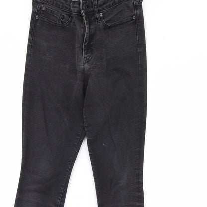 Gap Womens Black  Denim Skinny Jeans Size 12 L28 in
